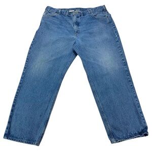 Carhartt B160 Men’s Jeans 44x30 Relaxed Fit Workwear Blue Denim